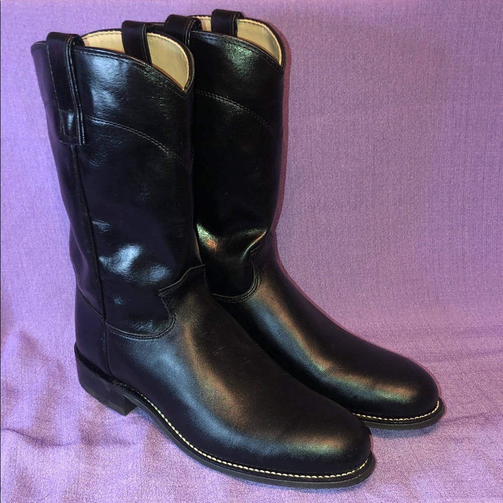 NWOT Women’s Roy Cooper Black Roper Boots Size 8M